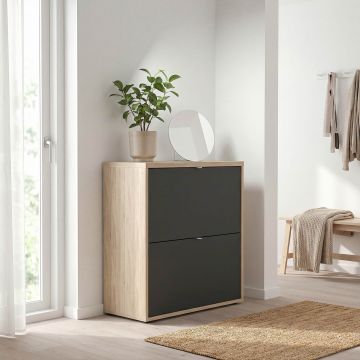 Pantofar dublu RIVA, Oak, Antracit