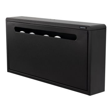Pantofar negru cu deschidere înclinată/suspendat din metal Mario – Spinder Design