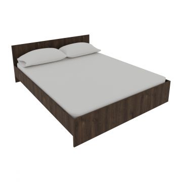 Pat Remi, 200 x 160 cm, saltea spuma inclusa, Stejar Bronz