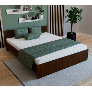 Pat Remi, 200 x 160 cm, saltea spuma inclusa, Wenge