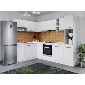 Set Mobila Bucatarie Colt Mina Pure 180*260 Alb C58