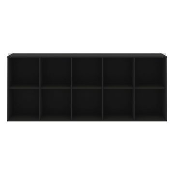 Sistem de rafturi modulare negru 169x69 cm Mistral Kubus - Hammel Furniture