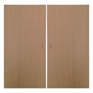 Ușă cu aspect de stejar pentru sistemul de rafturi modulare 2 buc 32x66 cm Mistral Kubus - Hammel Furniture