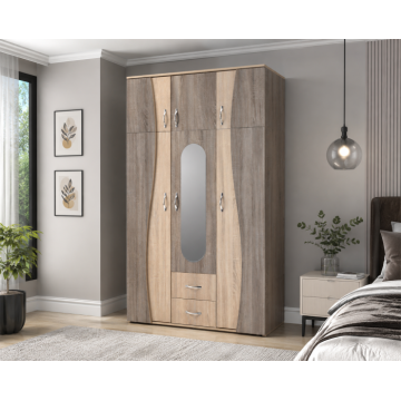 Dulap 3 Usi S Sonoma Truffe 120x50x198 cm