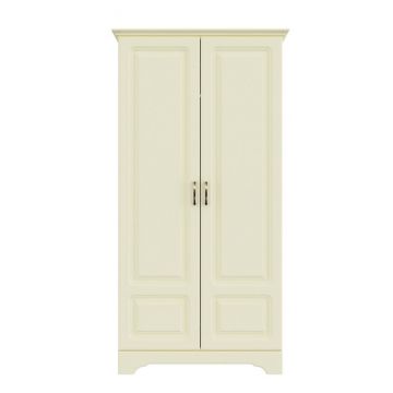 Dulap Boston 2D, 2 uși, design elegant și MDF frezat, 100x52x205 cm, ivory Dulap Boston 2D, 2 uși, design elegant și MDF frezat, 100x52x205 cm, ivory