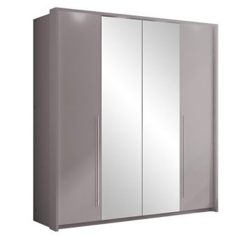 Dulap Brema cu usi glisante si oglinda din PAL, 2,09x0,65x2,19 m, lava Dulap Brema cu usi glisante si oglinda din PAL, 2,09x0,65x2,19 m, lava