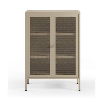 Dulap crem din metal 70x100x40 cm Fayna – Marckeric Dulap crem din metal 70x100x40 cm Fayna – Marckeric
