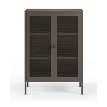 Dulap gri din metal 70x100x40 cm Fayna – Marckeric Dulap gri din metal 70x100x40 cm Fayna – Marckeric
