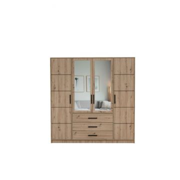 Dulap Kos D4 cu 4 uși, spațiu generos și structură solidă, 196x58x200 cm