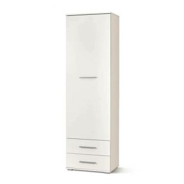 Dulap Lima REG1, compartimentare practică, PAL laminat lucios, 60x40x200 cm, alb Dulap Lima REG1, compartimentare practică, PAL laminat lucios, 60x40x200 cm, alb