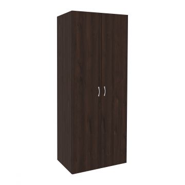 Dulap Nero, 2 Usi, Stejar Bronz, 80 x 52 x 200 cm