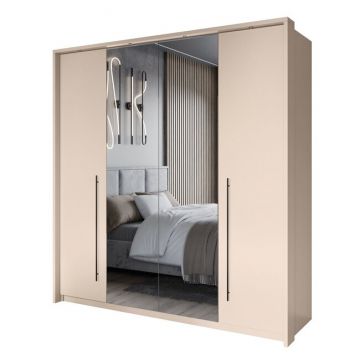 Dulap Savana, uși culisante cu feronerie HAFELE, PAL melaminat, 219x65x209 cm, Casmir Dulap Savana, uși culisante cu feronerie HAFELE, PAL melaminat, 219x65x209 cm, Casmir