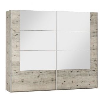 Dulap Talin cu uși glisante și carcasă din PAL, 250x65x215 cm