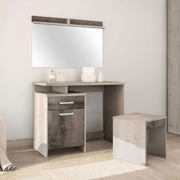 Masa de toaleta MDF Olympus 90 x 75 x 39  cu oglinda 80 x 50 cm Masa de toaleta MDF Olympus 90 x 75 x 39  cu oglinda 80 x 50 cm