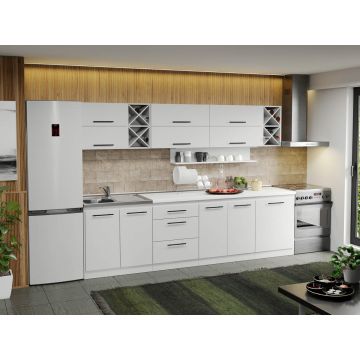 Mobila Bucatarie alba Sofi - 22 - 280 cm Mobila Bucatarie alba Sofi - 22 - 280 cm