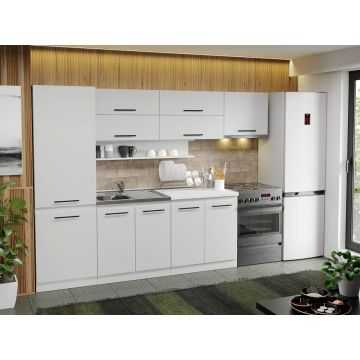 Mobila Bucatarie alba Sofi - 39 - 280 cm Mobila Bucatarie alba Sofi - 39 - 280 cm