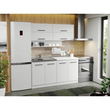 Mobila Bucatarie alba Sofi - 43 - 160 cm Mobila Bucatarie alba Sofi - 43 - 160 cm