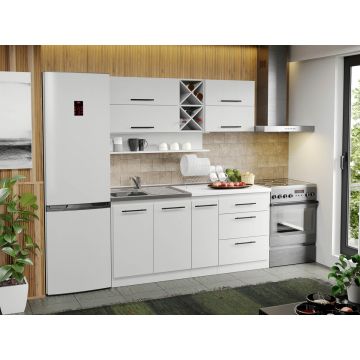 Mobila Bucatarie alba Sofi - 46 - 170 cm Mobila Bucatarie alba Sofi - 46 - 170 cm