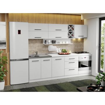 Mobila Bucatarie alba Sofi - 50 - 250 cm Mobila Bucatarie alba Sofi - 50 - 250 cm