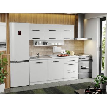 Mobila Bucatarie alba Sofi - 55 - 180 cm Mobila Bucatarie alba Sofi - 55 - 180 cm
