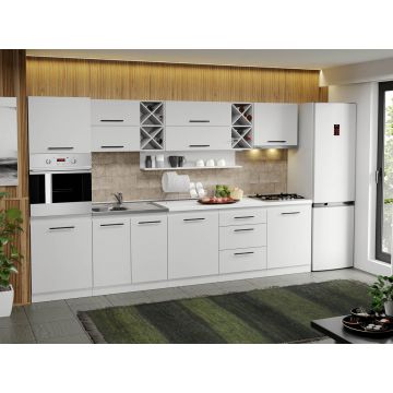 Mobila Bucatarie alba Sofi - 56 - 320 cm Mobila Bucatarie alba Sofi - 56 - 320 cm