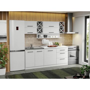 Mobila Bucatarie alba Sofi - 60 - 200 cm Mobila Bucatarie alba Sofi - 60 - 200 cm