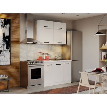Mobila Bucatarie Fog Alba - 11 - 120 cm Mobila Bucatarie Fog Alba - 11 - 120 cm