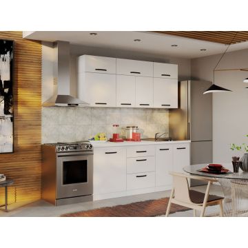 Mobila Bucatarie Fog Alba - 20 - 200 cm Mobila Bucatarie Fog Alba - 20 - 200 cm