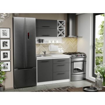 Mobila Bucatarie Gri Sofi - 96 - 110 cm Mobila Bucatarie Gri Sofi - 96 - 110 cm