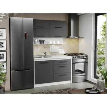 Mobila Bucatarie gri Sofi - 99 - 120 cm Mobila Bucatarie gri Sofi - 99 - 120 cm