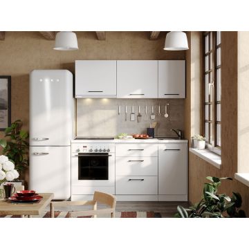 Mobila Bucatarie Rita Alba - 5 - 160 cm Mobila Bucatarie Rita Alba - 5 - 160 cm