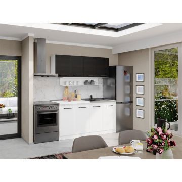 Mobila Bucatarie Rita Ferrara+Alb - 27 - 160cm Mobila Bucatarie Rita Ferrara+Alb - 27 - 160cm