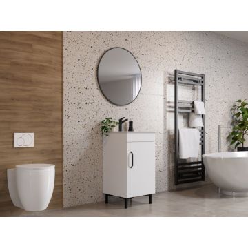 Set Masca Baie + Chiuveta 450 + Oglinda Rotunda Albio