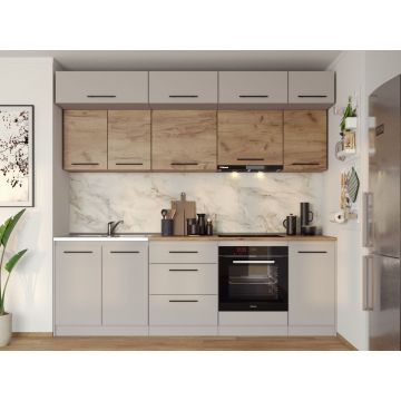 Set Mobila Bucatarie Linea 240 Casmir / Stejar C26