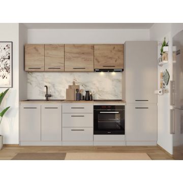 Set Mobila Bucatarie Linea 260 Casmir / Stejar C12