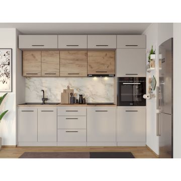 Set Mobila Bucatarie Linea 260 Casmir / Stejar C27