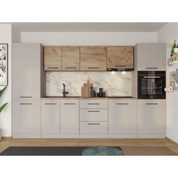 Set Mobila Bucatarie Linea 320 Casmir / Stejar C14