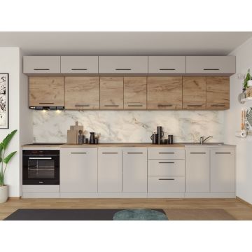 Set Mobila Bucatarie Linea 340 Casmir / Stejar C31
