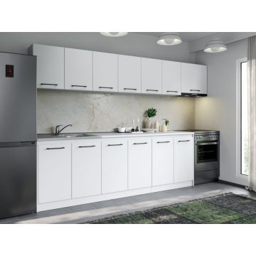 Set Mobila Bucatarie Mina Pure 300 Alb C156