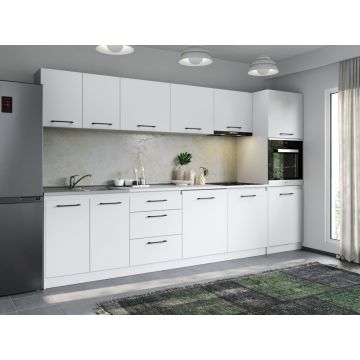 Set Mobila Bucatarie Mina Pure 320 Alb C157