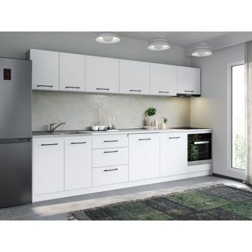 Set Mobila Bucatarie Mina Pure 320 Alb C158