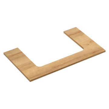Blat pentru chiuvetă cu aspect de lemn de stejar 73x45 cm Set 357 - Pelipal Blat pentru chiuvetă cu aspect de lemn de stejar 73x45 cm Set 357 - Pelipal