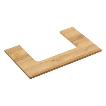 Blat pentru chiuvetă cu aspect de lemn de stejar 78x50 cm Set 360 - Pelipal Blat pentru chiuvetă cu aspect de lemn de stejar 78x50 cm Set 360 - Pelipal