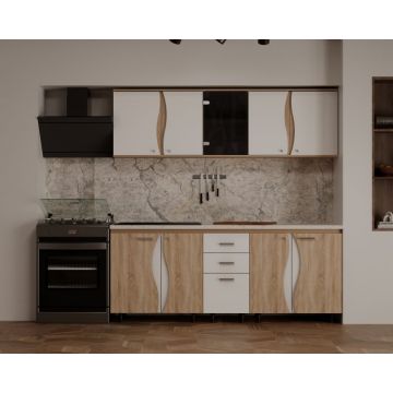 Bucatarie CIP3S - C1 Sonoma + Alb