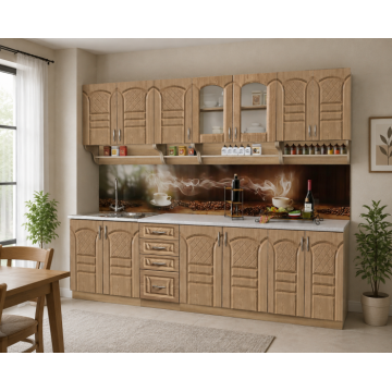 Set Bucatarie Korona Miz Sonoma 260x60x200 cm