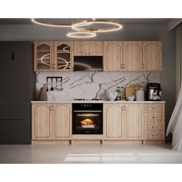 Bucatarie Olea RO MDF 2.6 m Mesteacan