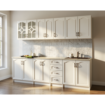 Bucatarie Olea RO MDF Alb 2,6 m