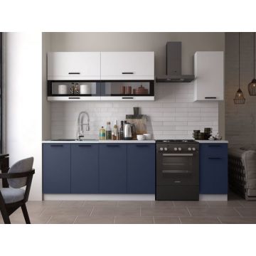 Bucatarie Tehno New MDF 2.0m Ultramarin Bucatarie Tehno New MDF 2.0m Ultramarin