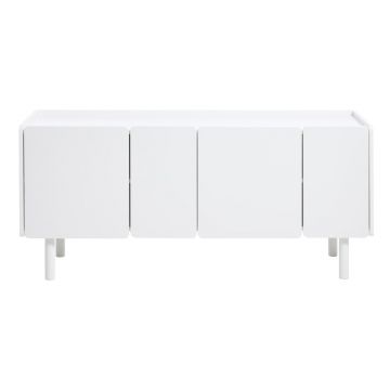 Comodă albă 160x70x45 cm Bera – Unique Furniture Comodă albă 160x70x45 cm Bera – Unique Furniture