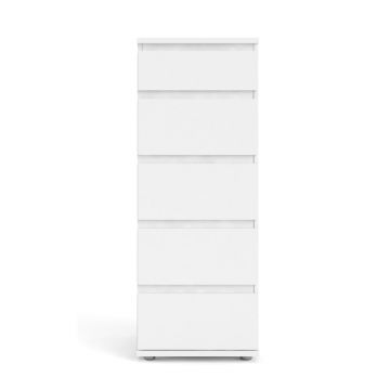 Comodă albă înaltă 40x107 cm Nova – Tvilum Comodă albă înaltă 40x107 cm Nova – Tvilum